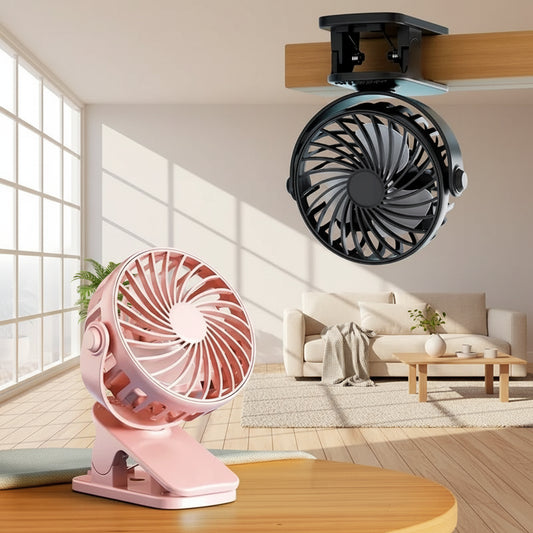 Ventilateur Clip USB 360° – Bureau · Mur · Partout