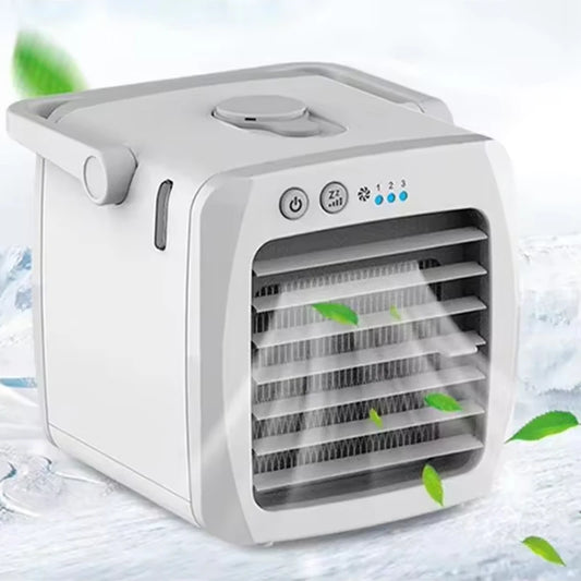 Mini Climatiseur 4-en-1 – Ventilation · Humidification · Purification · Veilleuse